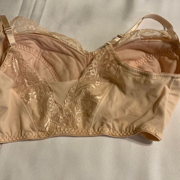 Rhonda Shear size XL pink bralette/bra style 671. EUC - Picture 6 of 9